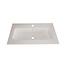 GLISS DESIGN Wastafel Asia Mat Wit 70cm wasbak met kraangat