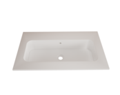 Wastafel Asia Mat Wit 70cm wasbak zonder kraangat Wastafel Asia Mat Wit 70cm wasbak zonder kraangat