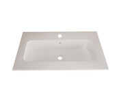 Wastafel Asia Mat Wit 70cm wasbak zonder kraangat Wastafel Asia Mat Wit 70cm wasbak zonder kraangat