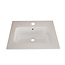 GLISS DESIGN Wastafel Asia Glans Wit 60cm wasbak met kraangat