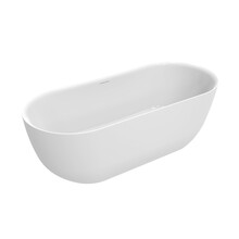 Vrijstaand ligbad Trens Glans Wit 180x80cm acryl met waste - 21.3675