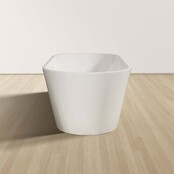 Vrijstaand Ligbad Ovaal 180x80x60cm Acryl Creavit Rondo Badkuip met overloop Vrijstaand incl. badsifon