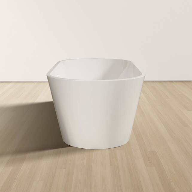 Vrijstaand Ligbad Ovaal 180x80x60cm Acryl Creavit Rondo Badkuip met overloop Vrijstaand incl. badsifon