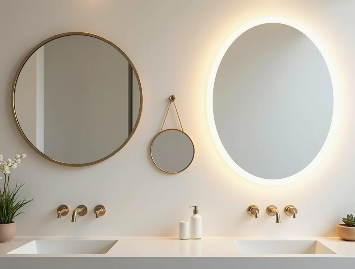 Welke badkamerspiegels horen bij een Japandi badkamer