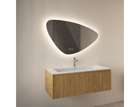 Spiegel Gliss Strano Organisch 80x47cm met Dimbaar LED en verwarming