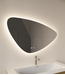 GLISS DESIGN Spiegel Gliss Strano Organisch 100x59cm met Dimbaar LED en verwarming