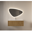 GLISS DESIGN Spiegel Gliss Strano Organisch 100x59cm met Dimbaar LED en verwarming