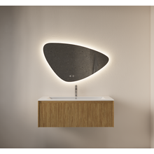 Spiegel Gliss Strano Organisch 120x78cm met Dimbaar LED en verwarming