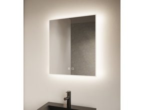 Spiegel Gliss Style 60x70cm Indirecte LED Verlichting dimbaar en verwarming