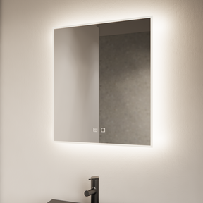 Spiegel Gliss Style 60x70cm Indirecte LED Verlichting dimbaar en verwarming