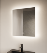Spiegel Gliss Style 80x70cm Indirecte LED Verlichting dimbaar en verwarming