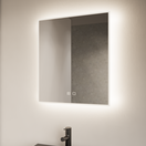 Spiegel Gliss Style 90x70cm Indirecte LED Verlichting dimbaar en verwarming