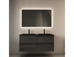 Spiegel Gliss Style 100x70cm Indirecte LED Verlichting dimbaar en verwarming