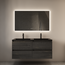 GLISS DESIGN Spiegel Gliss Style 100x70cm Indirecte LED Verlichting dimbaar en verwarming