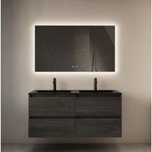 Spiegel Gliss Style 120x70cm Indirecte LED Verlichting dimbaar en verwarming