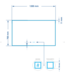Spiegel Gliss Style 120x70cm Indirecte LED Verlichting dimbaar en verwarming