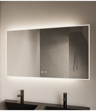 GLISS DESIGN Spiegel Gliss Style 160x70cm Indirecte LED Verlichting dimbaar en verwarming
