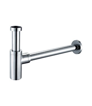 ALONI Design Sifon Wastafel Chroom 1/4 L: 33cm