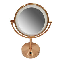 Make Up spiegel met licht Geborsteld koper - 38.4147