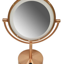 Make Up spiegel met licht Geborsteld koper - 38.4147