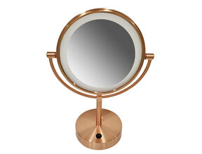 Make Up spiegel met licht Geborsteld koper - 38.4147