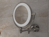 Make Up Spiegel Chroom Wandmontage Kantelbaar - 38.4135