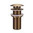 Wiesbaden Afvoerplug Geborsteld brons koper Wiesbaden Unimatch Clickwaste Verlengd 5/4" 10cm - 33.4476