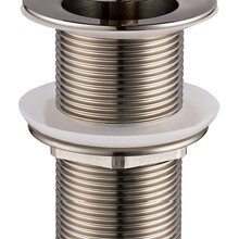 Afvoerplug Geborsteld Staal Wiesbaden Unimatch Clickwaste Verlengd 5/4" 10cm - 33.4472