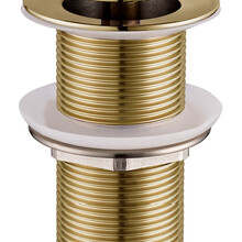 Afvoerplug Geborsteld Messing Wiesbaden Unimatch Clickwaste Verlengd 5/4" 10cm - 33.4475