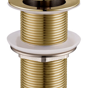 Afvoerplug Geborsteld Messing Wiesbaden Unimatch Clickwaste Verlengd 5/4" 10cm - 33.4475