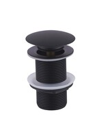 Afvoerplug Mat Zwart Wiesbaden Unimatch Clickwaste Verlengd 5/4" 10cm - 33.4473