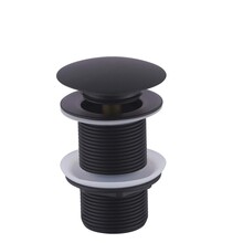 Afvoerplug Mat Zwart Wiesbaden Unimatch Clickwaste Verlengd 5/4" 10cm - 33.4473