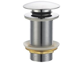 Afvoerplug Chroom Wiesbaden Unimatch Clickwaste Verlengd 5/4" 10cm - 33.4471