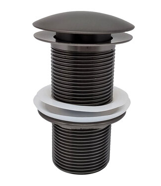 Wiesbaden Afvoerplug Gunmetal Wiesbaden Unimatch Clickwaste Verlengd 5/4" 10cm - 33.4474