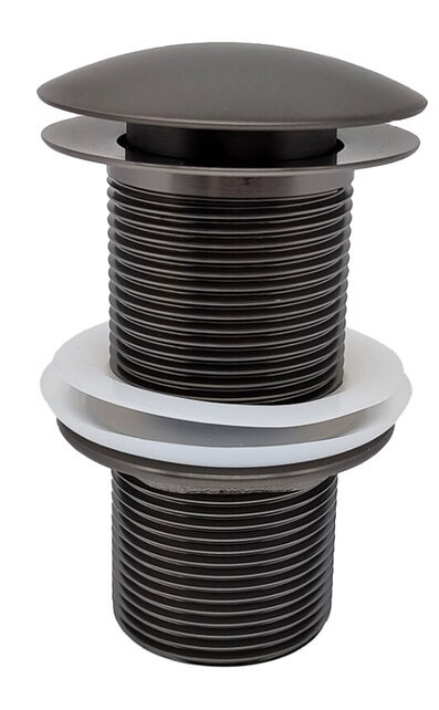 Afvoerplug Gunmetal Wiesbaden Unimatch Clickwaste Verlengd 5/4" 10cm - 33.4474 Afvoerplug Gunmetal Wiesbaden Unimatch Clickwaste Verlengd 5/4" 10cm - 33.4474