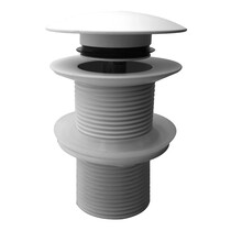 Afvoerplug Glans Wit Wiesbaden Unimatch Clickwaste Verlengd 5/4" 10cm - 33.4489