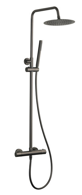 Opbouw Regendouche Xellanz Sen ECO Gunmetal thermostatische regendoucheset – 29.3849