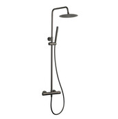 Opbouw Regendouche Xellanz Sen ECO Gunmetal thermostatische regendoucheset – 29.3849