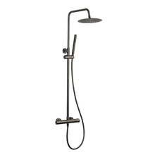 Opbouw Regendouche Xellanz Sen ECO Gunmetal thermostatische regendoucheset – 29.3849
