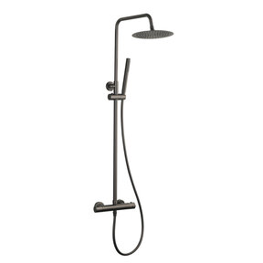 Opbouw Regendouche Xellanz Sen ECO Gunmetal thermostatische regendoucheset – 29.3849