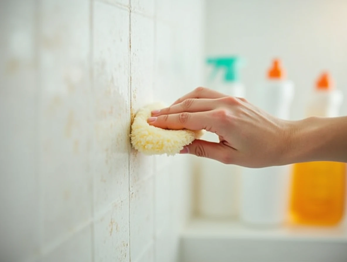 Hoe kom je van oranje schimmel af in de douche? 