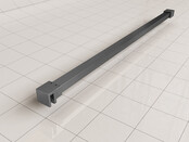 Douchewand 100cm Wiesbaden Less⎢Gunmetal⎢8mm Spiegel naar Rookglas - 20.3176 Douchewand 100cm Wiesbaden Less⎢Gunmetal⎢8mm Spiegel naar Rookglas - 20.3176