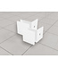 Douchewand 120cm Wiesbaden Less⎢Mat Wit⎢8mm Spiegel naar Rookglas - 20.3181
