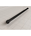 Douchewand 90cm Wiesbaden Less⎢Mat Zwart⎢8mm Spiegel naar Rookglas - 20.3166