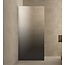 Wiesbaden Douchewand 100cm Wiesbaden Less⎢Mat Zwart⎢8mm Spiegel naar Rookglas - 20.3173