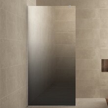 Douchewand 120cm Wiesbaden Less⎢Chroom⎢8mm Spiegel naar Rookglas - 20.3178