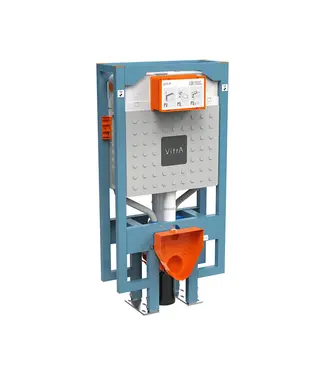 VITRA Inbouwreservoir Dubbel Toilet Vitra V-Fix Prime 20cm - 3/6L