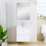 Wiesbaden Sephia badmeubel compleet met LED spiegel 60 cm mat wit - 38.4313