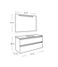 Sephia badmeubel compleet met LED spiegel 80 cm mat wit - 38.4300