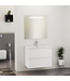 Sephia badmeubel compleet met LED spiegel 80 cm mat wit - 38.4300
